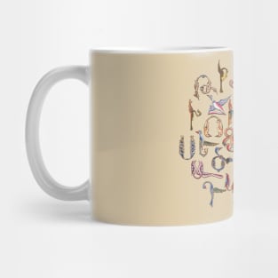 Armenian Birds Alphabet Mug